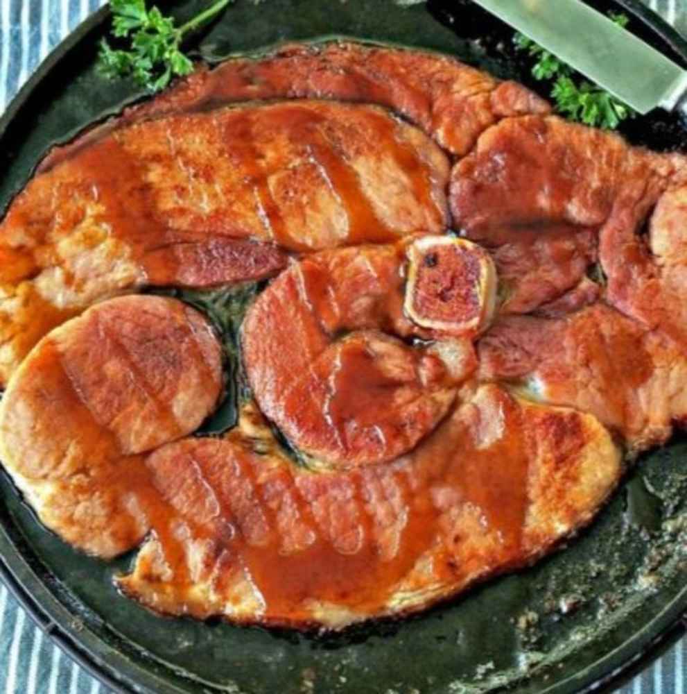 SMOKED HAM STEAK / per lb.